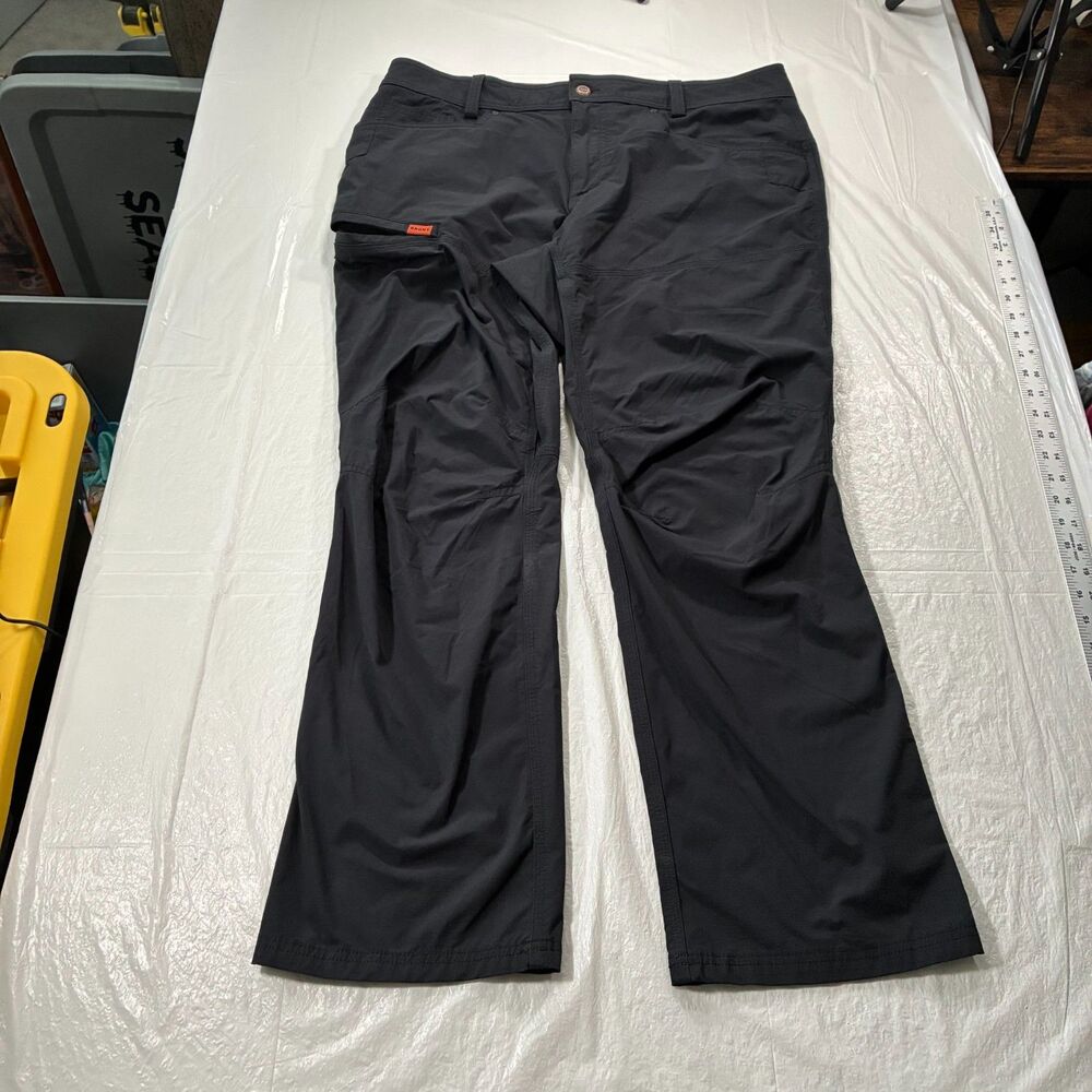 Brunt Costello Tech Work Pant Men 36x30(38x30) Black Stretch Lightweight Ripstop